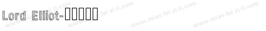 Lord Elliot字体转换